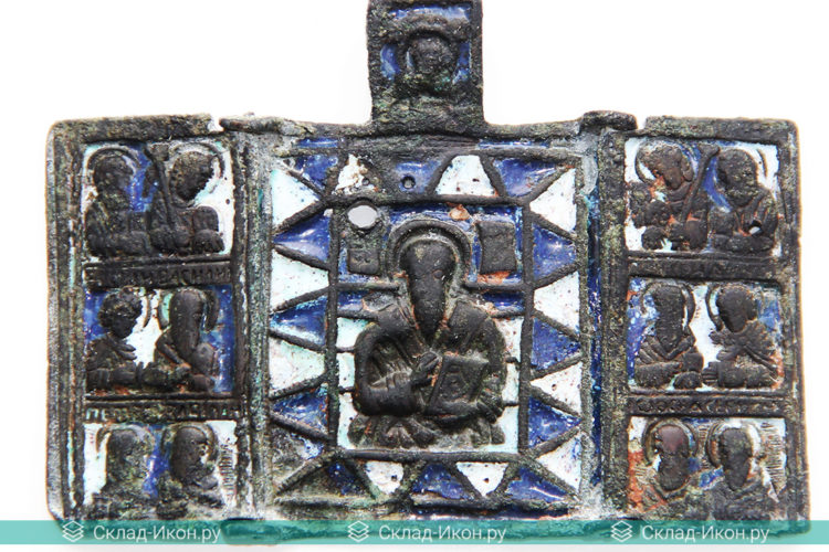 Образ Антипы Пергамского на меднолитых иконах. Меднолит